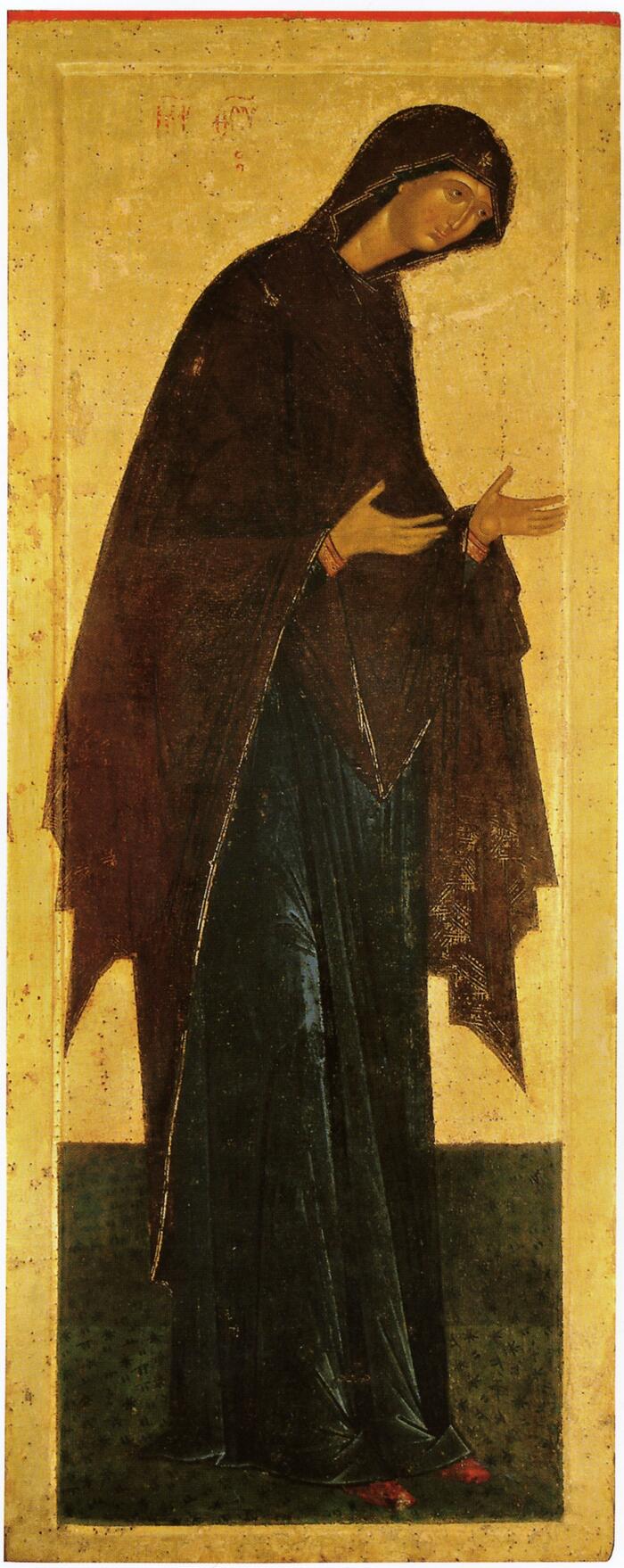 Миропросительница также Богоматерь из деисусного чина из Кирилло-Белозерского монастыря