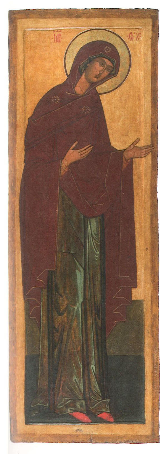 Миропросительница также Богоматерь из деисусного чина из Государственного Русского музея