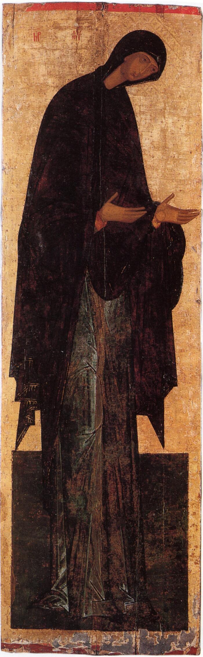 Миропросительница также Богоматерь из деисусного чина из Покровско-Глушицкого монастыря