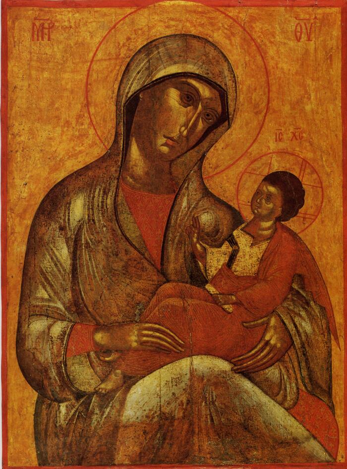 Богоматерь с Младенцем из Третьяковской галереи