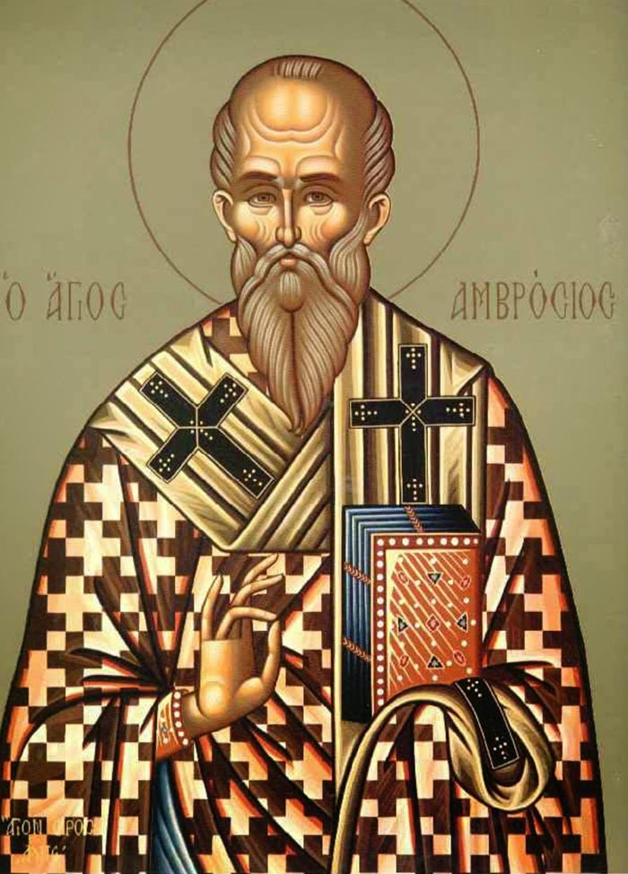 Акафист святителю Амвросию, епископу Медиоланскому