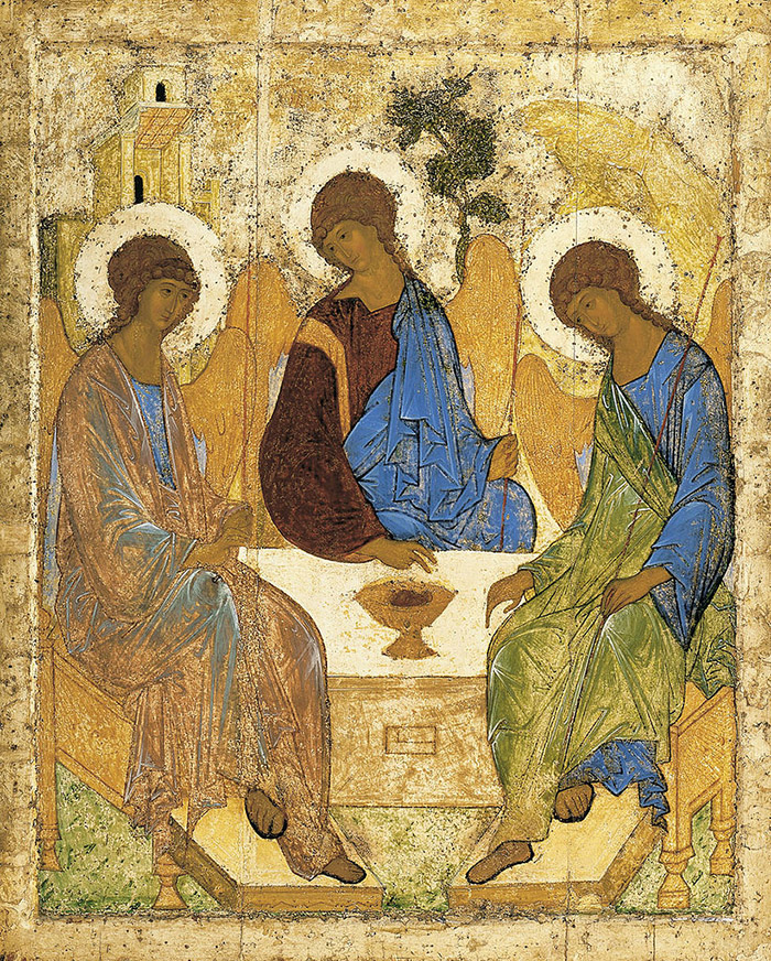 икона Троица Андрея Рублёва